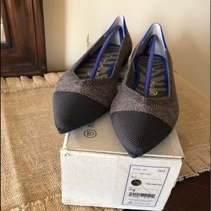 Rothy’s points midnight metallic points